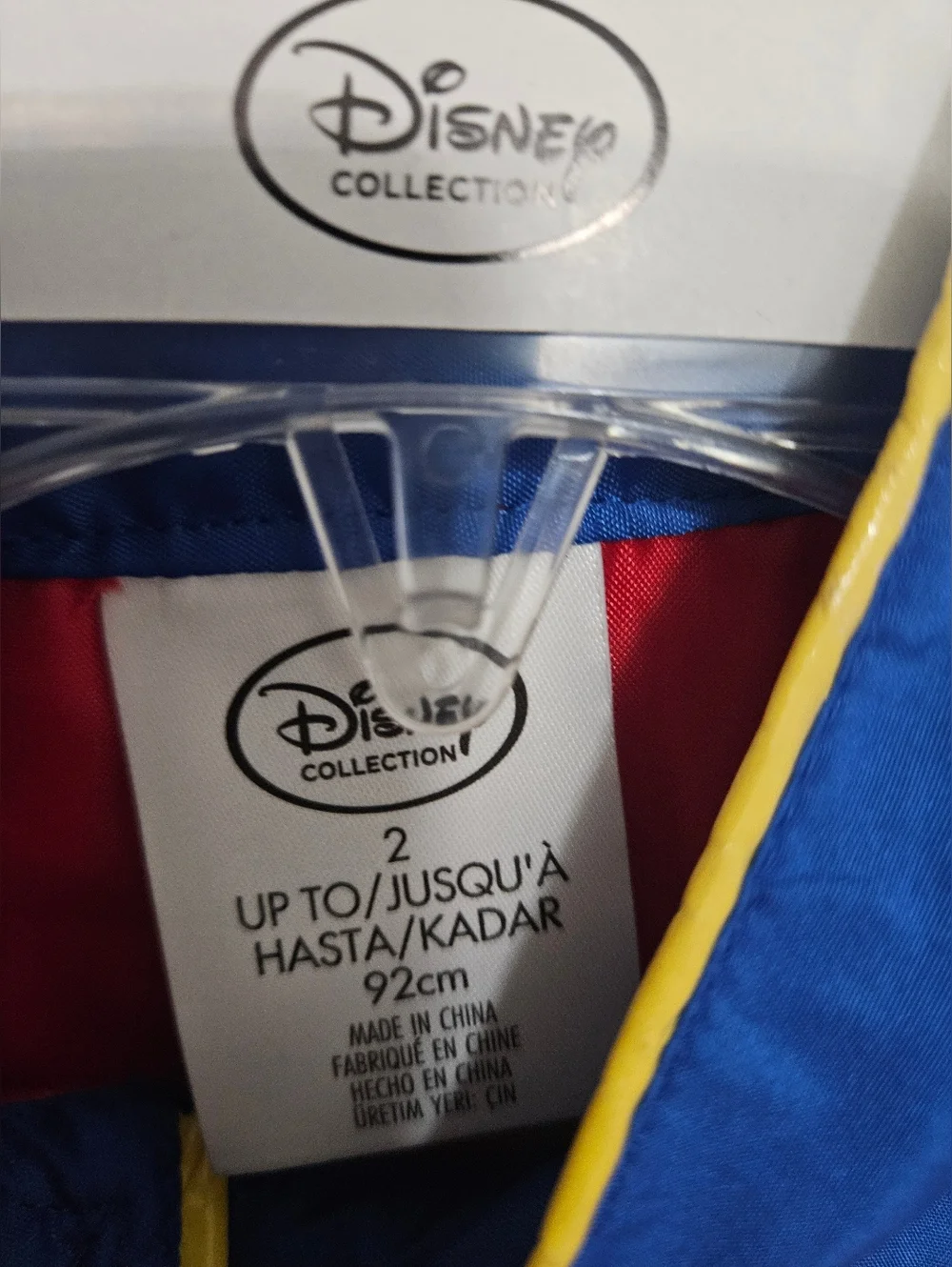 NWT Disney Red and Blue Lightning Racing Jumpsuit Costume - Picture 2 of 3
